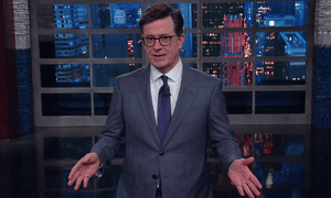 ‘I know this is an unpopular opinion these days but I believe that children should go to the doctor and eat’ ... Stephen Colbert