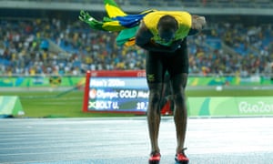 Usain Bolt takes a bow