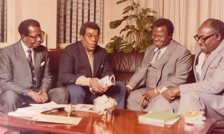 John Ackah Blay-Miezah, investors and associates in the London office of the Oman Ghana Trust Fund, used in Anansi’s Gold