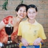 Michelle Law and her mother Jenny Phang in 1991