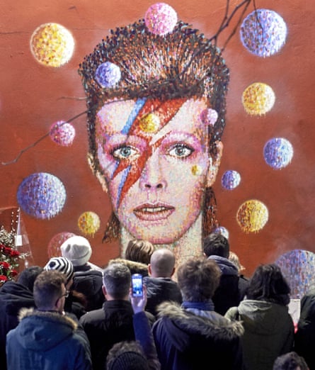 ‘Yes, I agree, 2016 was a chronicle of fear and misery’ ... death of Bowie. Photograph: Niklas Halle’n/Getty Images
