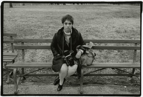 Diane Arbus in Washington Square Park, NYC, 1967.