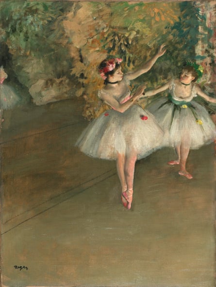 Two Dancers on the Stage by Degas is on loan from the Courtauld to the Herbert Art Gallery, in Coventry.