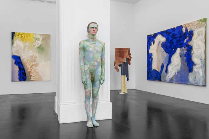 More works from Donna Huanca’s show Surrogate Painteen.