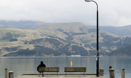 The main wharf at Akaroa, southeast of Christchurch, New Zealand. Many New Zealanders unable to get home and separated from family say they have suffered a significant toll on their mental health.