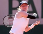 Fran Jones out of French Open after fightback against Marie Bouzkova falls short Jones pretty Pd off after straight-sets second-round lossBriton lost first set 6-0 but took second to a tie-breakEven by Fran Joness high standards – she describes herself as a mentality monster, rightly so given all the trials she has overcome – her chances of any sort of recovery seemed painfully remote. She had lost 10 of her first 11 games to find herself trailing 0-6, 1-4 while being outplayed by a more experienced, better prepared opponent. During the hottest part of another searing day in Paris, it seemed she was cooked.Still, Jones kept on grinding and again showed off her combativeness by nearly turning the match around. The British No 4 eventually bowed out with a 6-0, 7-6 (3) defeat against the 27th seed, the Czech Marie Bouzkova, ending a memorable first main draw appearance at Roland Garros in the second round. Continue reading...