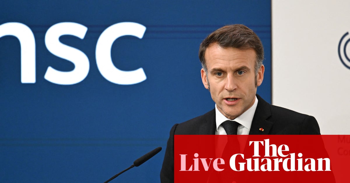 Macron swipes at Trump tariffs and Greenland threats in call for a stronger EU – Munich Security Conference live