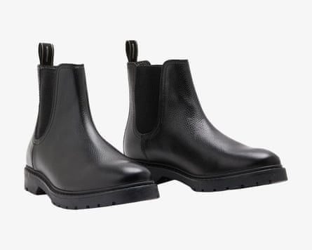 M&S Leather waterproof Pull-On Chelsea Boots