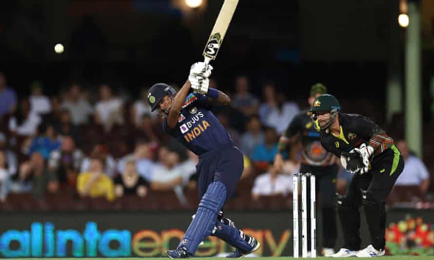 It's Difficult To Control Hardik Pandya Especially In End Overs: Saba Karim 1 Hardik Pandya batting against Australia In T20Is