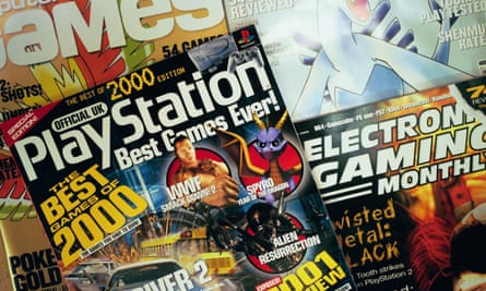 A collection of computer gaming magazines