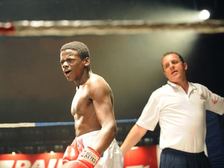 ‘We thought we were going to get punched!’ … Daniel Kaluuya and Nigel Lindsay at the Royal Court.