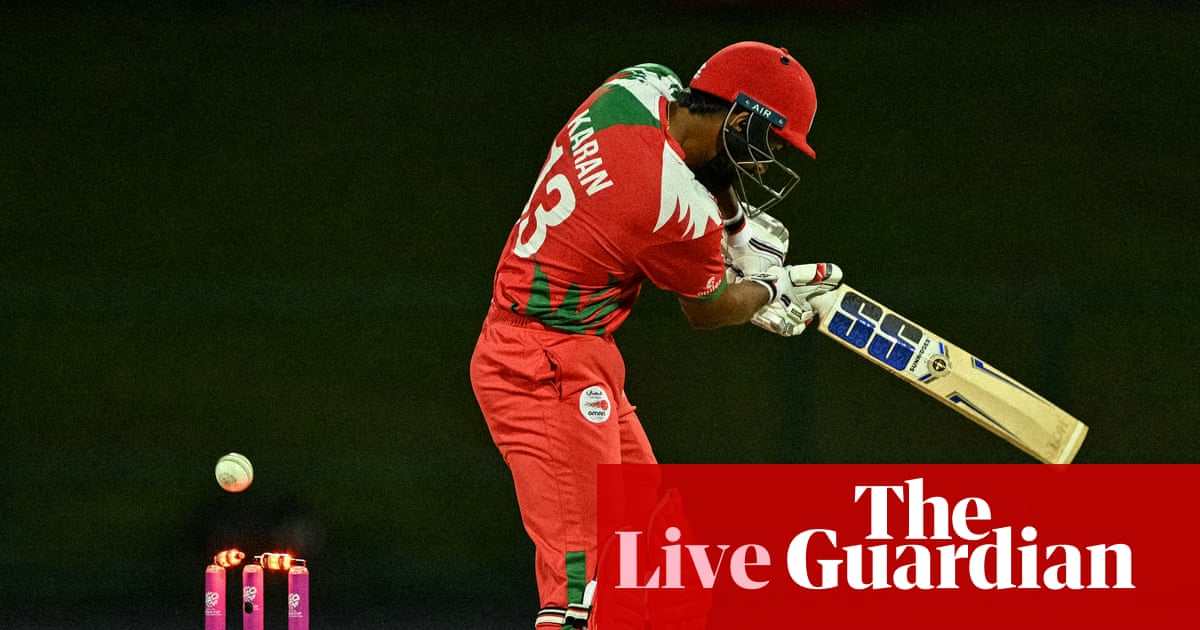 Australia v Oman: T20 World Cup cricket – live