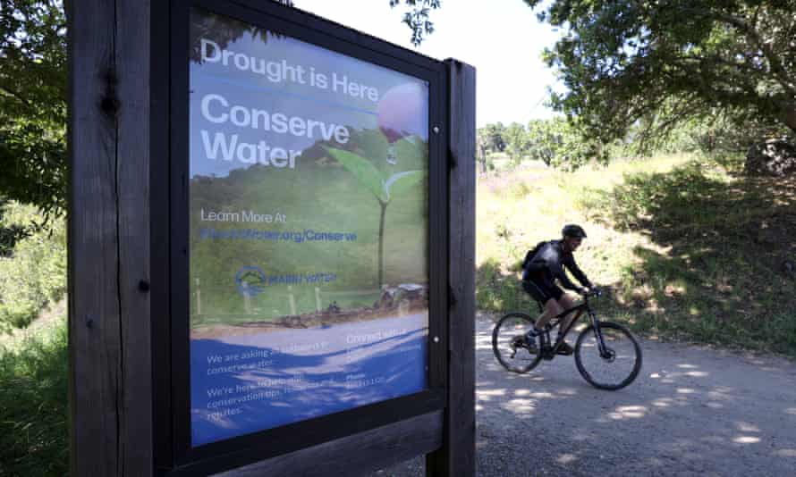 Phoenix Lake in Ross, California. Long-standing fights in California between farmers, cities and environmental groups over the state’s scarce water supplies have heated up.