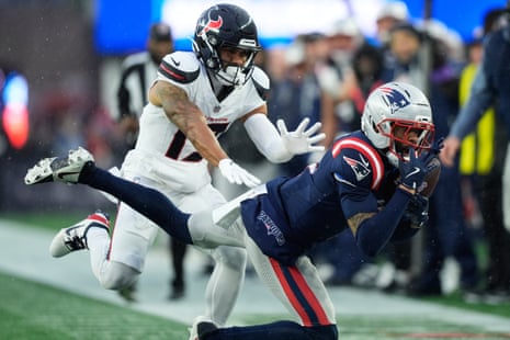 Texans 16-28 Patriots: Stroud crumbles in NFL playoff as New England set date with Denver – as it happened | NFL | The Guardian