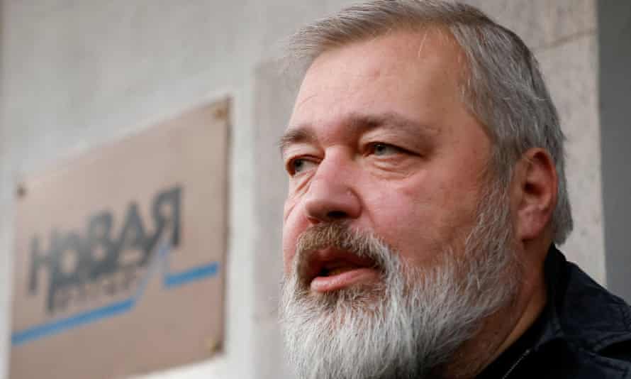Russian investigative newspaper Novaya Gazeta’s editor-in-chief Dmitry Muratov.