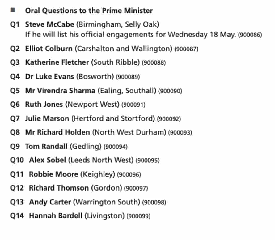 PMQs