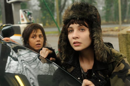 Middleton with Lenora Crichlow (left) in White Bear, a 2013 episode of Black Mirror.