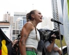 Australia news live: Angus Taylor criticises PM for not condemning Grace Tame’s Sydney protest chant; Sussan Ley formally quits parliament