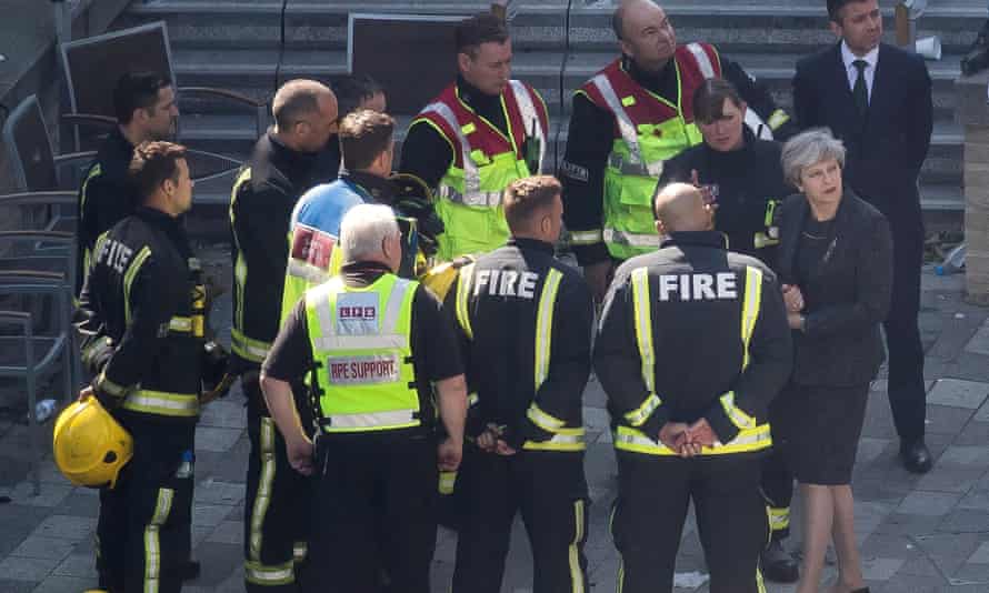 Theresa May was criticised for speaking with fire fighters after Grenfell but ignoring the bereaved.
