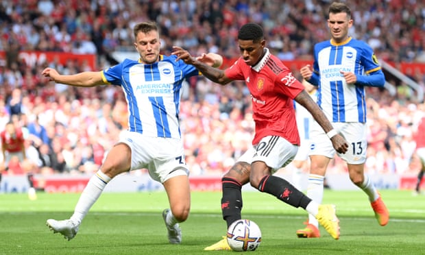 Marcus Rashford against Brighton