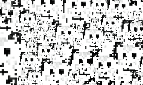 An image of a Hyperface pattern, specifically created to contain thousands of facial recognition hits.