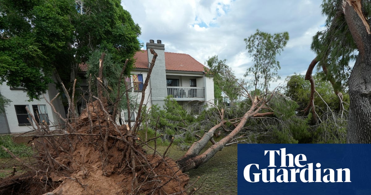 Arizona storms topple trees and bring golf ball-sized hail in possible tornado