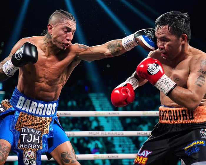 Manny Pacquiao v Mario Barrios: WBC welterweight championship – live updates