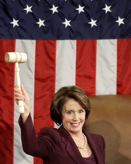Nancy Pelosi became the first woman to wield the speaker’s gavel in 2007.