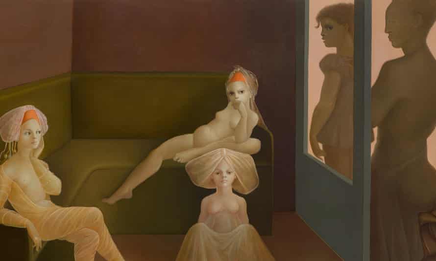 Detail from Rasch Rasch Rasch … Meine Puppen Warten by Leonor Fini.