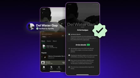 Spotify تطلق شارة ‘موثوق’ لتمييز الفنانين البشر عن الذكاء الاصطناعي Spotify تطلق شارة ‘موثوق’ لتمييز الفنانين البشر عن الذكاء الاصطناعي