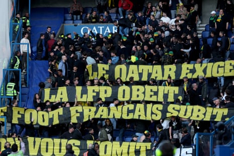 ‘Qatar demands, the LFP obeys, French football suffers, we are sick of you.’