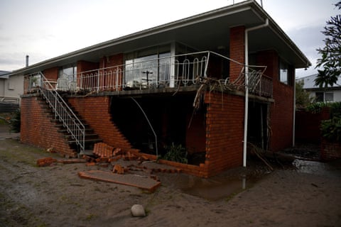 A damaged house in Taree