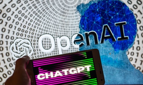 OpenAI logo with ChatGPT website displayed on mobile seen in Brussels, Belgium, on 12 December 2022
