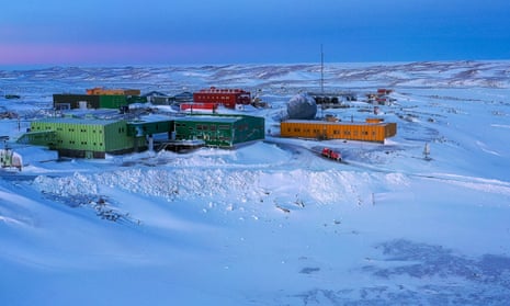 Australia’s Davis research station in Antarctica. 