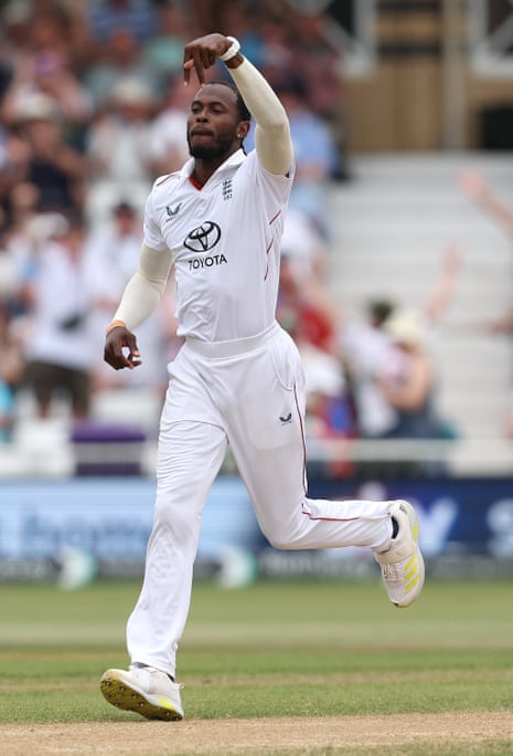 Jofra Archer of England celebrates