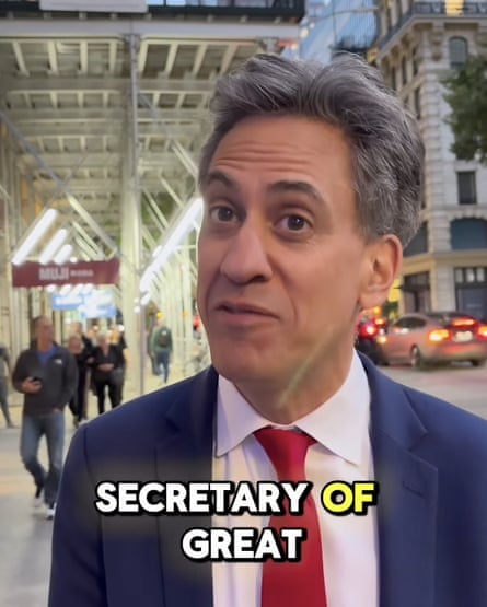 Ed Miliband in viral video