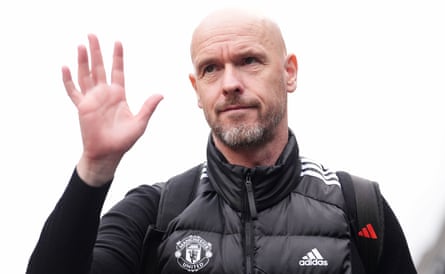 Erik ten Hag waves wryly