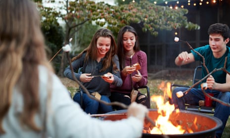Marshmallow-making with a fire pit.