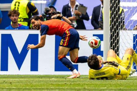 Mikel Merino races distant aft a precocious extremity against Belgium.