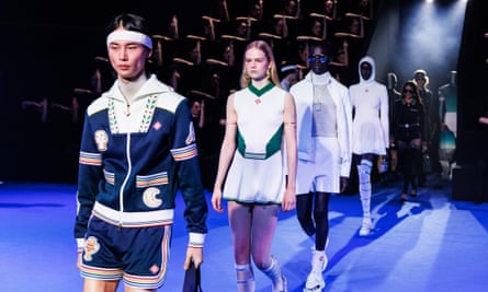 The tennis theme hit the catwalk at this February’s Paris fashion week.