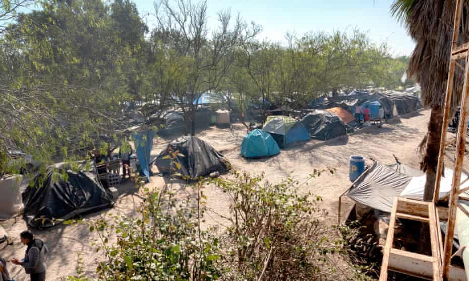 The Matamoros refugee camp, on the side of Matamoros, Tamaulipas, Mexico, 27 February 2020.