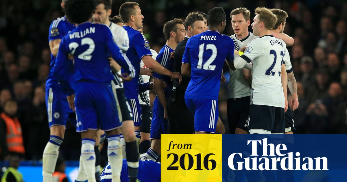 Chelsea And Tottenham Fined By Fa For Failing To Control Their Players The Fa The Guardian