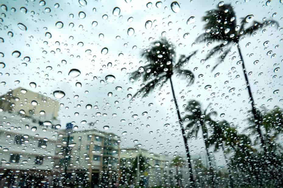 A rainy Miami Beach. The virus had hit Florida particularly hard, and its tourism industry had been ravaged.