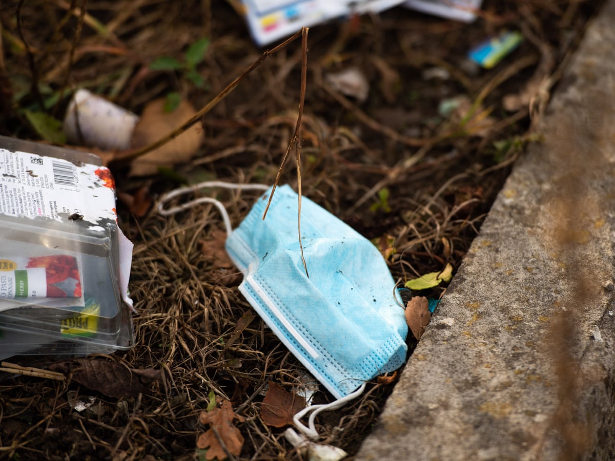 53m discarded Covid face masks in UK 'could be polluting the sea' | Coronavirus | The Guardian