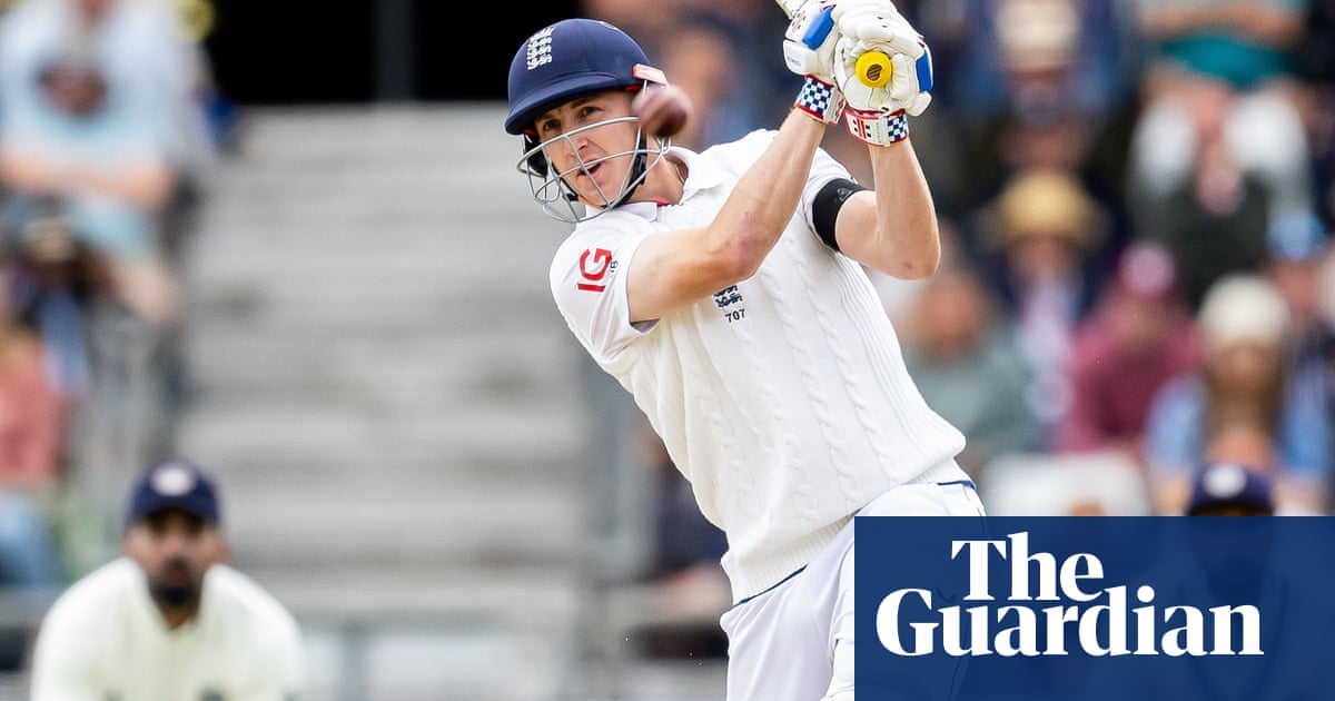 Harry Brook makes mark for England but India steady ship with first Test in balance