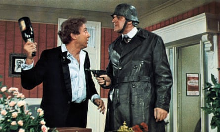 Gene Wilder (left) in the 1968 film of The Producers.