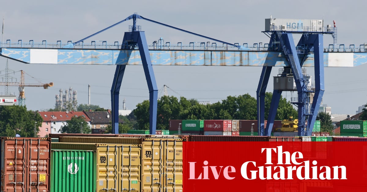 EU-US trade deal hits investor confidence; Swiss stocks fall after tariff shock business live