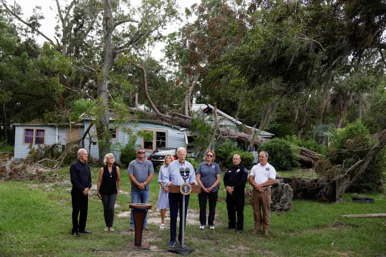Biden tours Florida hurricane damage: ‘nobody can deny impacts of climate crisis’ (theguardian.com)