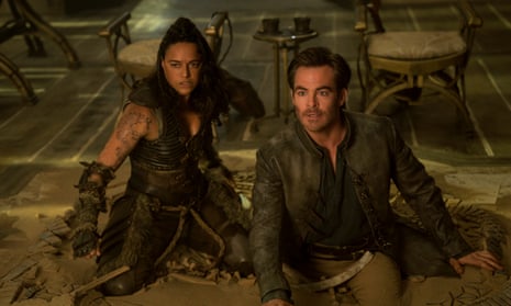 Michelle Rodriguez and Chris Pine  in Dungeons &amp; Dragons: Honor Among Thieves
