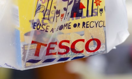 Tesco To End Sales Of 5p Carrier Bags Plastic Bags The Guardian